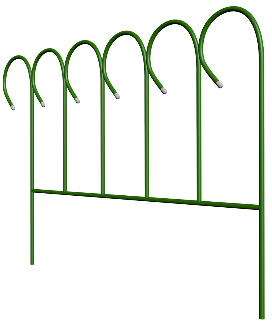 Заборчик изящный большой выс0,55 дл3,6 5 секций