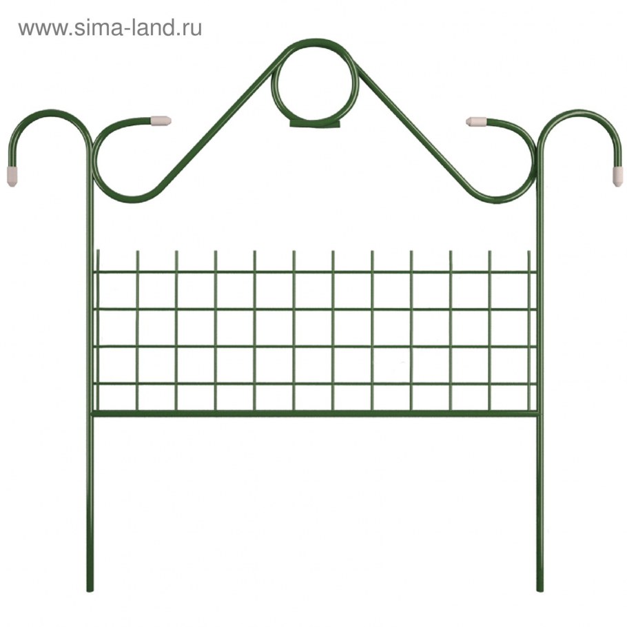 Забор декор. Мет. "Садово-парковый" ( д- 4,5 м, в- 0,77 м ) (5 секций)