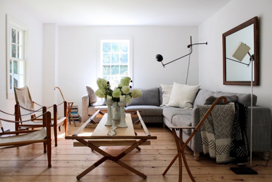 Сканди стиль в интерьере гостиной