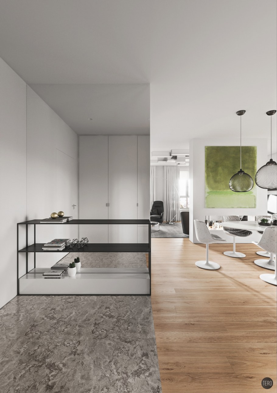 Интерьер в стиле Минимализм Сканди