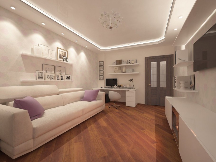 Стильная квартира в светлых тонах