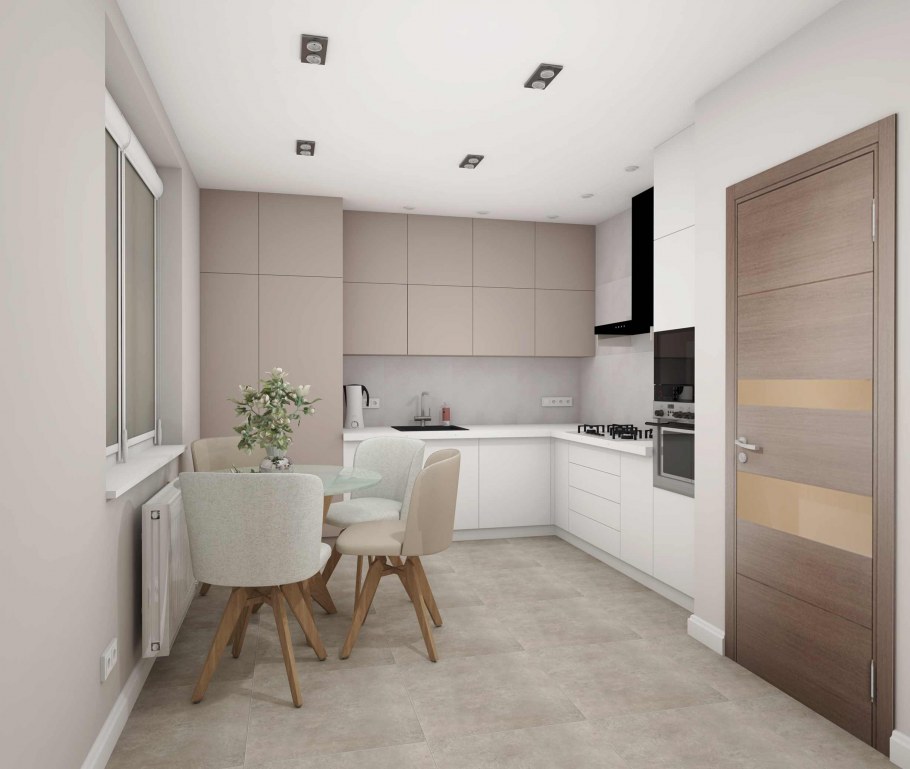 Интерьер трехкомнатной квартиры 79 кв