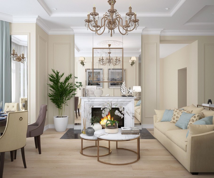 Гостиная американская классика