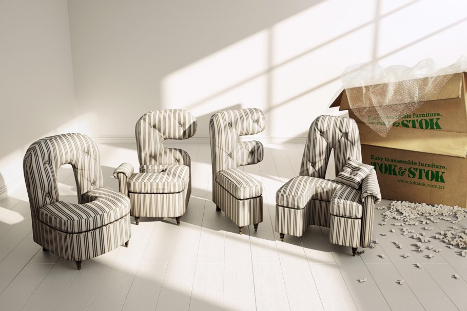 Креативная реклама офисной мебели