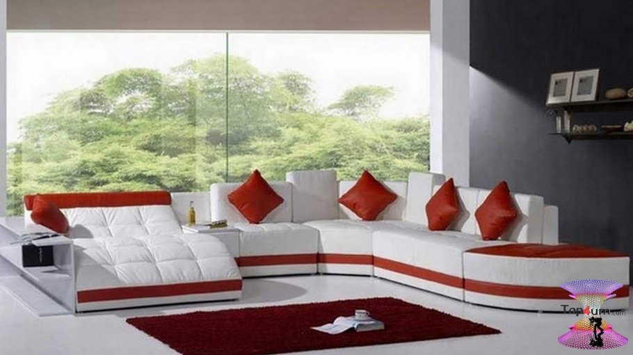 Диваны необычной формы для кухни