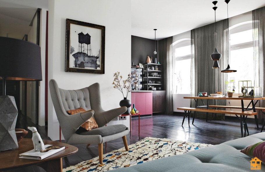 Серый интерьер от известных дизайнеров