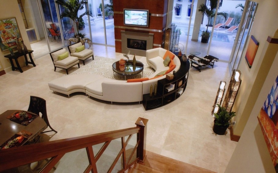 Красивая обстановка в квартире