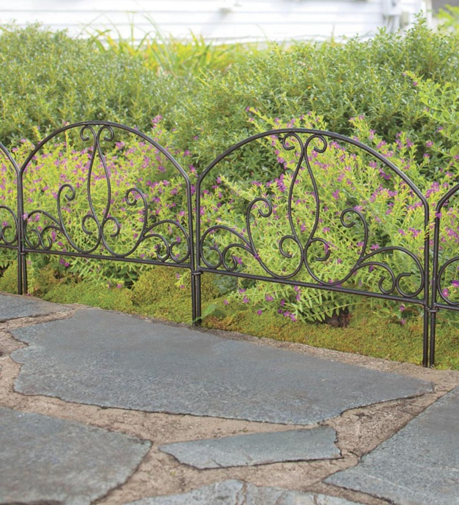 Железная ограда для палисадника