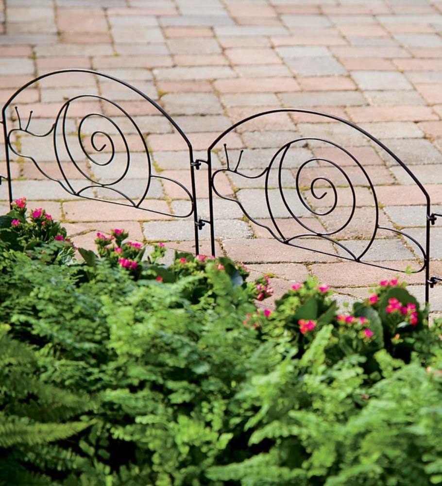 Металлические ограждения для клумб