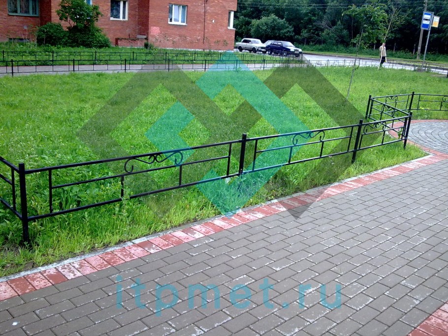 Металлические ограждения для клумб