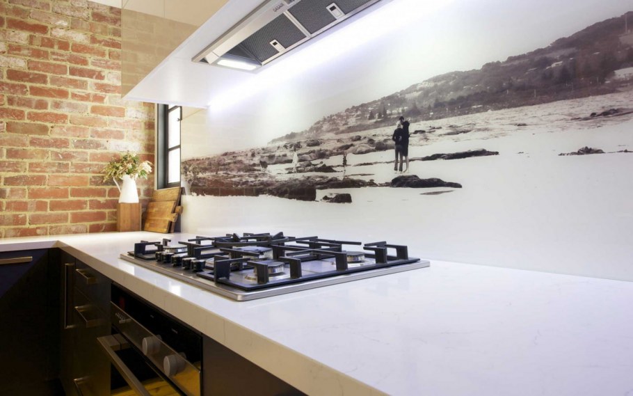 Кухонный фартук в стиле лофт