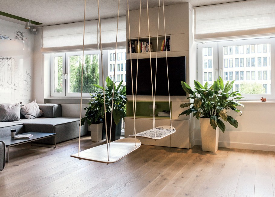 Подвесное кресло в комнату для девочки