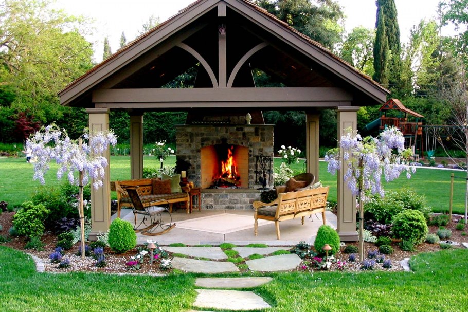 Беседка в английском стиле