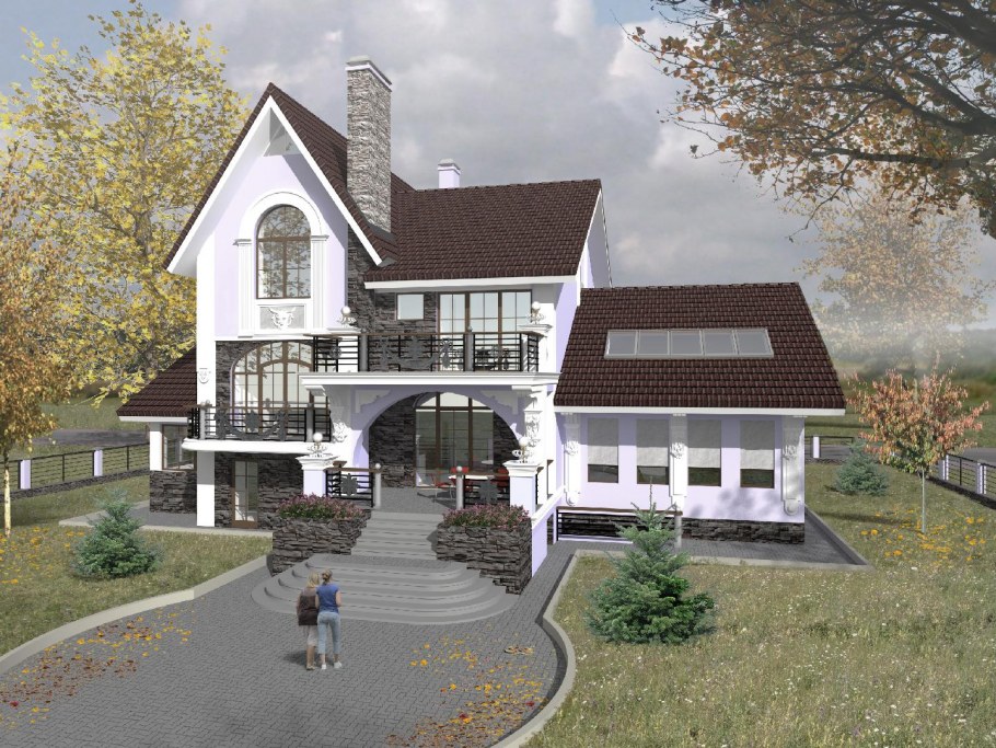 Дом усадебного типа