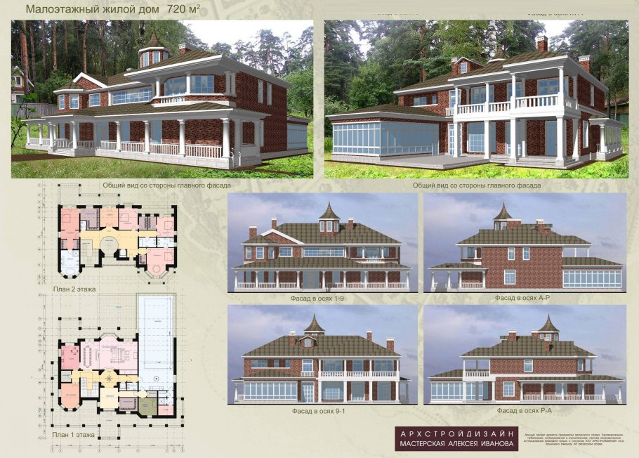 Описание усадебных зданий