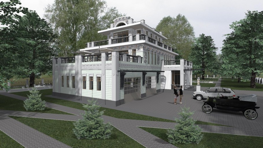 Дом усадебного типа