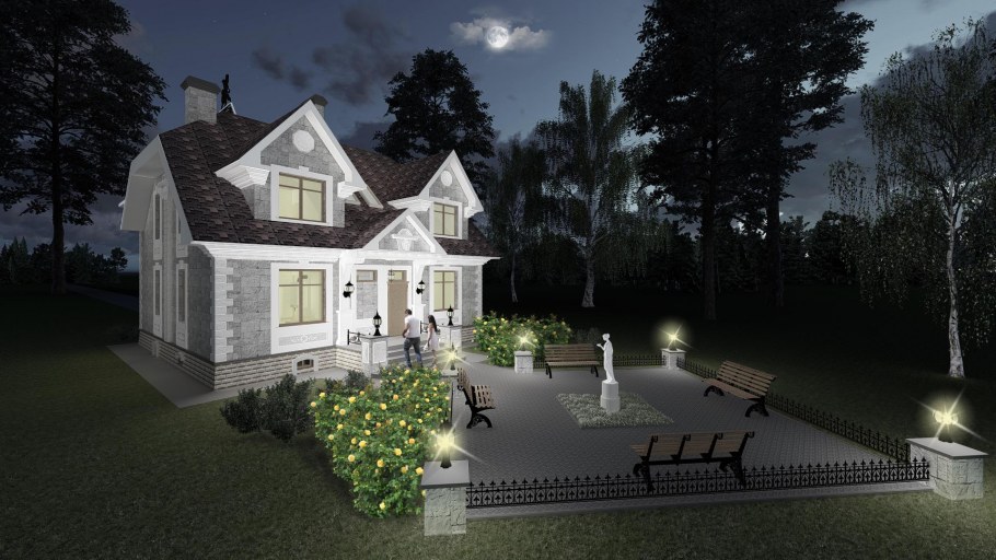 Домовладения усадебного типа.