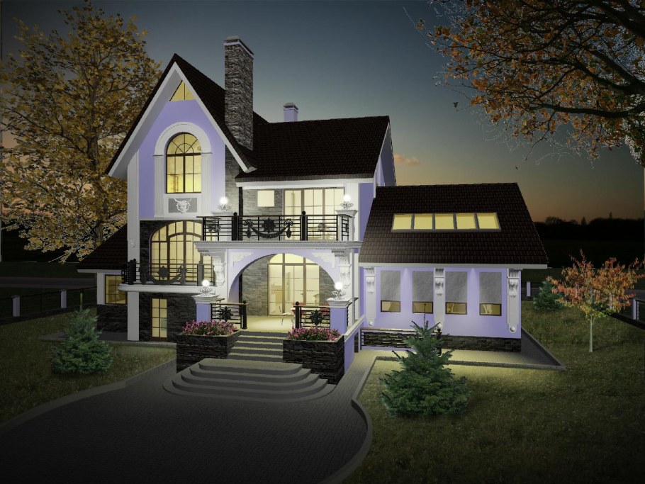 Дом усадебного типа