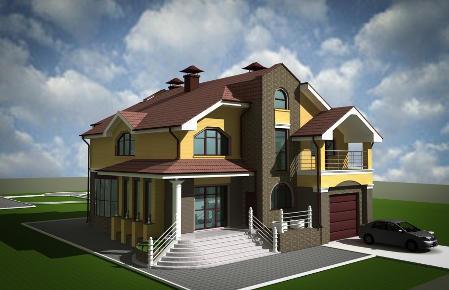 План дома усадебного типа