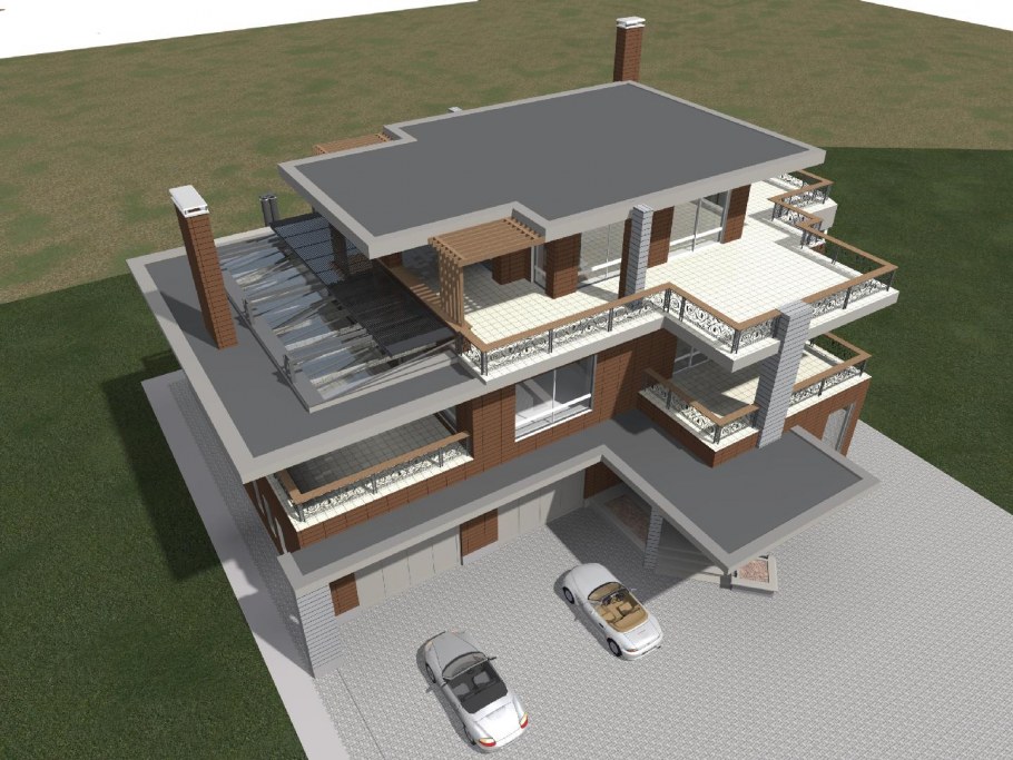 Проектирование коттеджа в классическом стиле