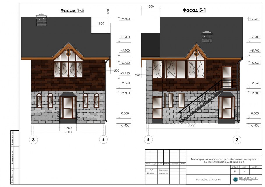 Индивидуальный жилой дом фасад