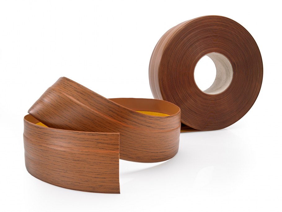 Гибкий напольный плинтус BTPV 60, темно-серый