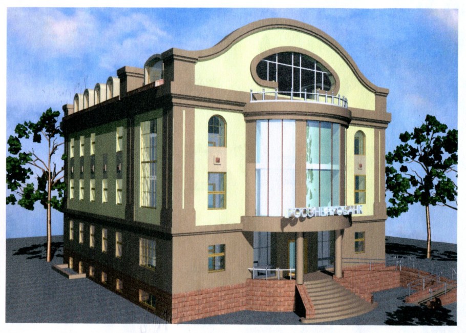 Двухэтажное здание