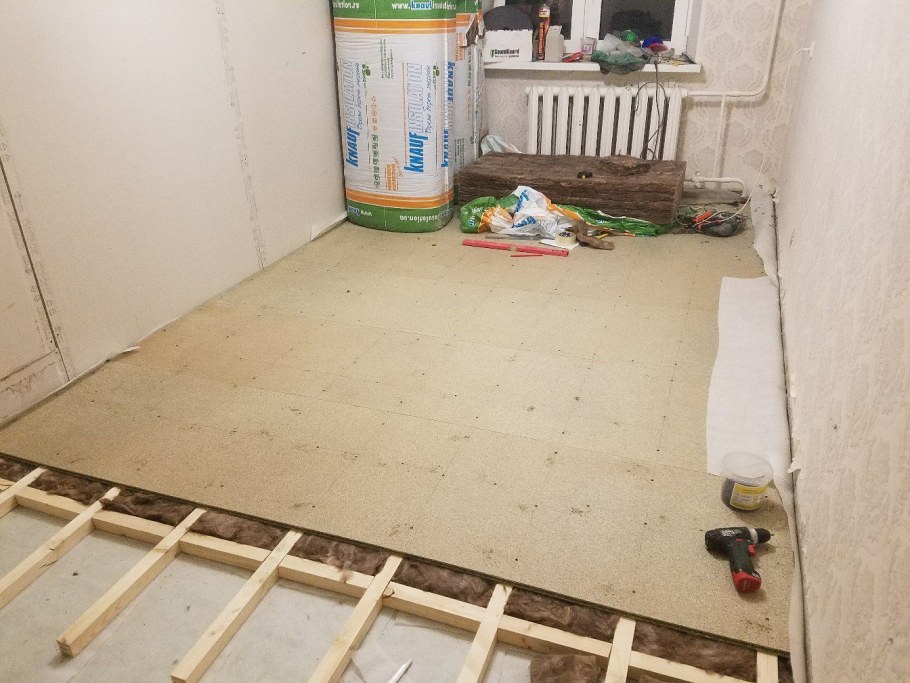 Деревянный пол в хрущевке