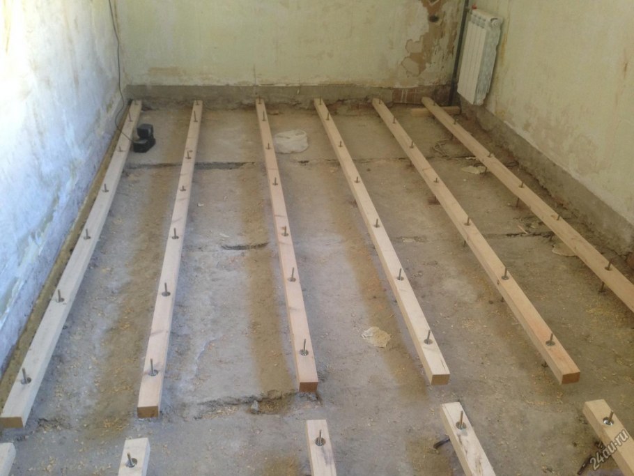 Перестелить полы в квартире