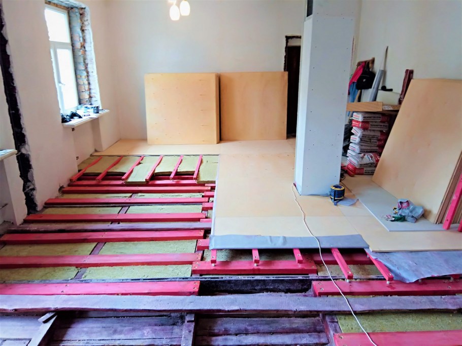 Деревянный пол в сталинке