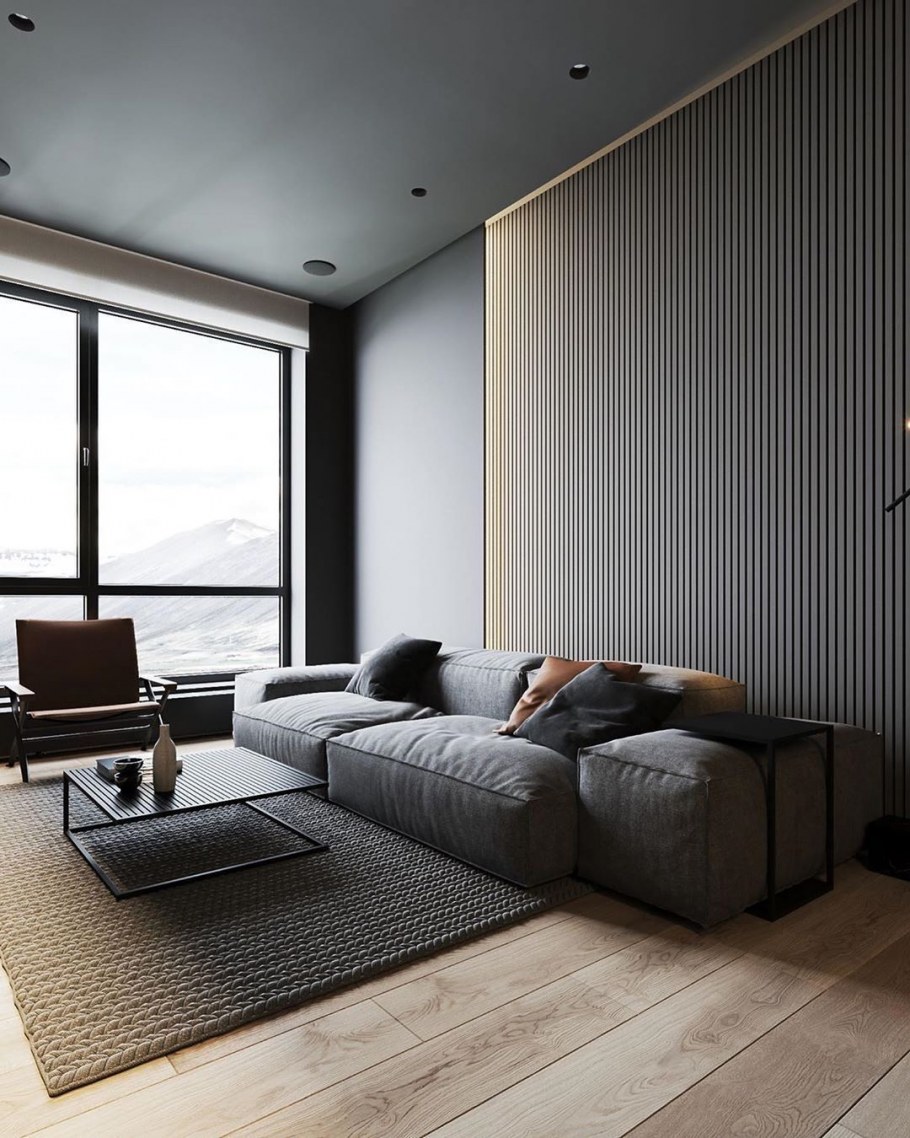 Интерьер гостиной Минимализм