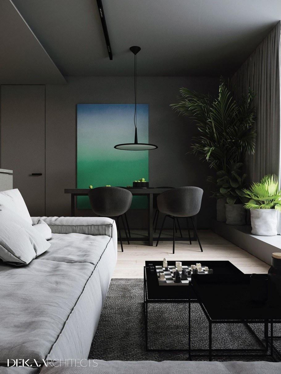 Мужской Минимализм в интерьере