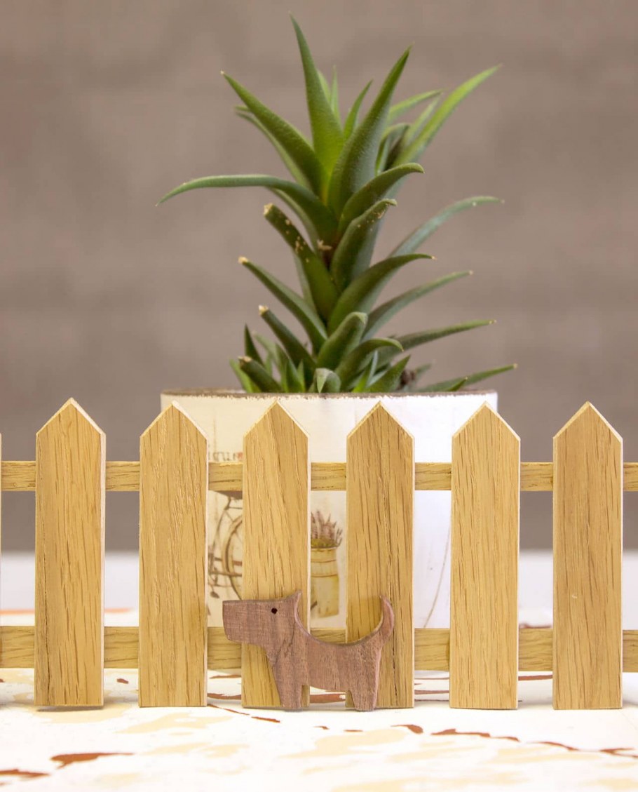Деревянные заборчики для сада