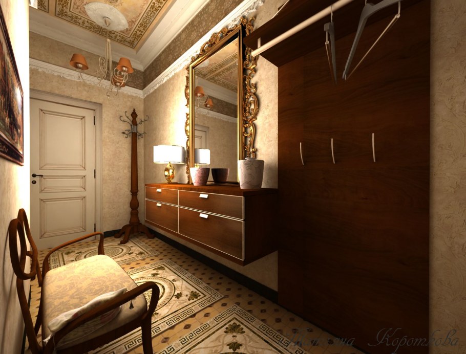 Винтажная прихожая