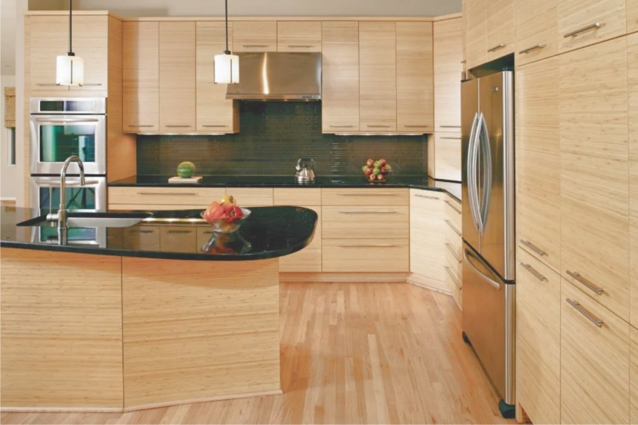 Кухня фасад бамбук