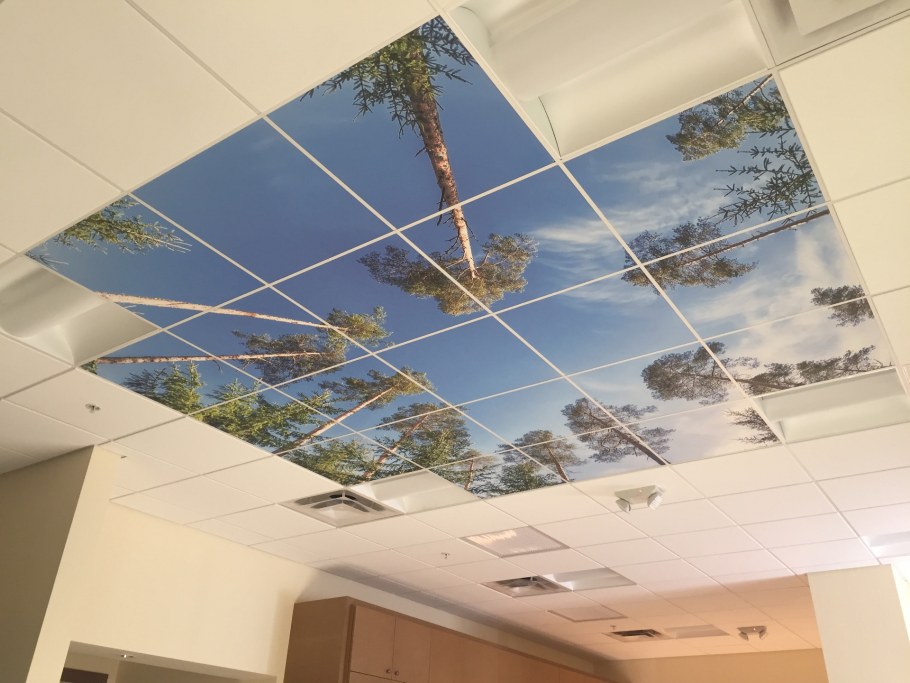 Потолочные панели бесшовные