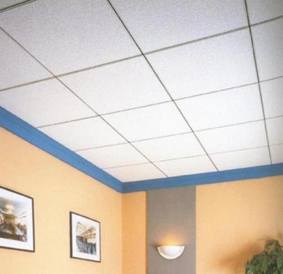 Подвесной потолок из плиток