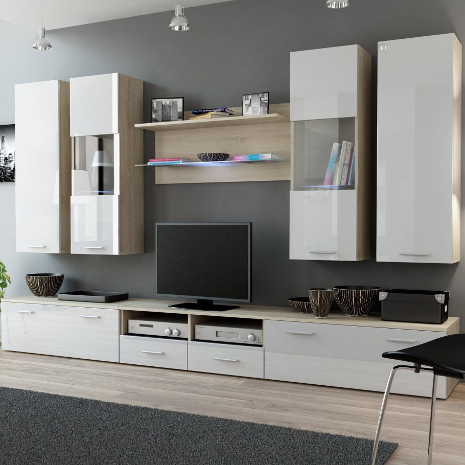 Стенка Fly i1 белая