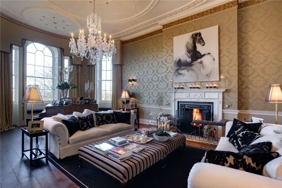 Люстры в интерьере