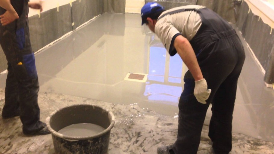 Пол наливной 3д самовыравнивающийся