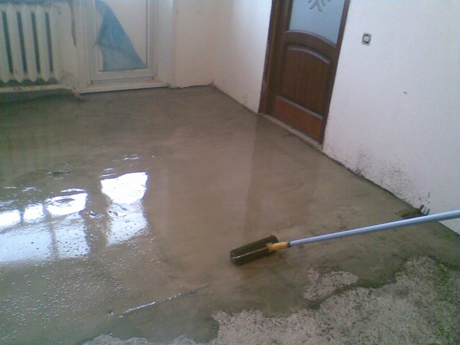 Наливной пол стяжка самовыравнивающийся