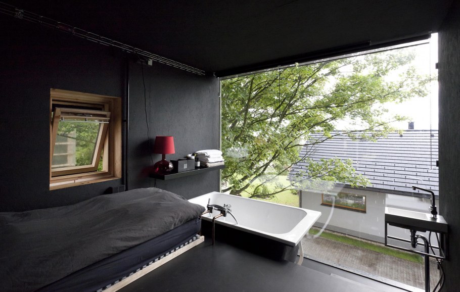 Необычный дизайн проект маленького домика дзен