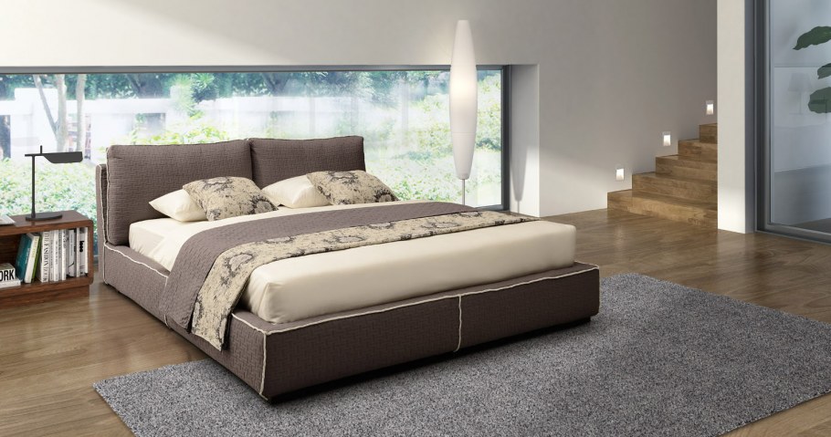 Мягкие кровати в современном стиле