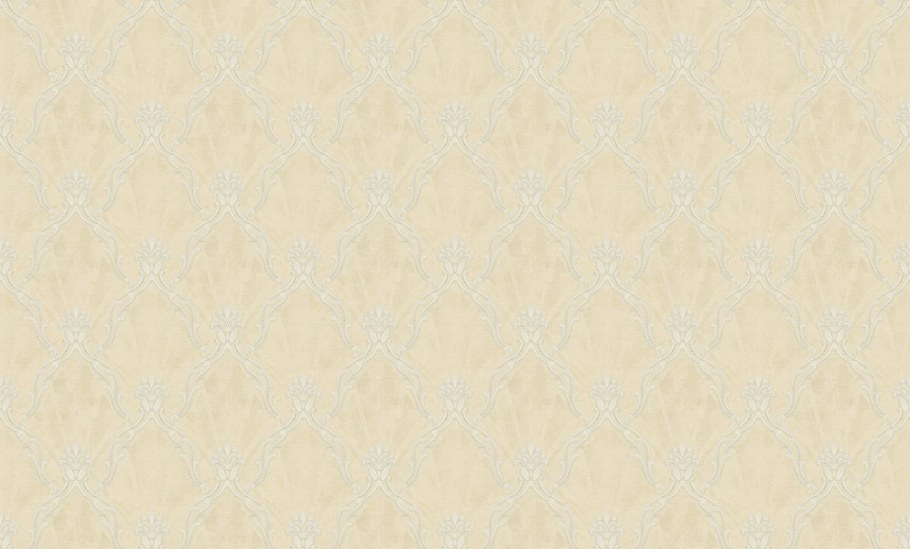 Бежевые обои с мелким рисунком