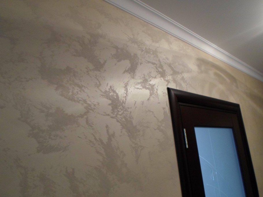 Декоративная штукатурка на кухне