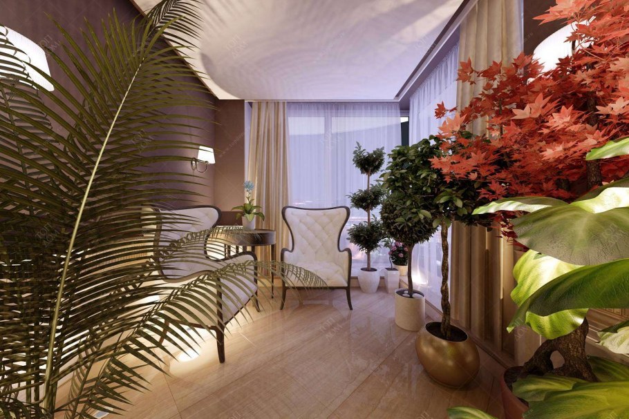 Гостиная с зимним садом