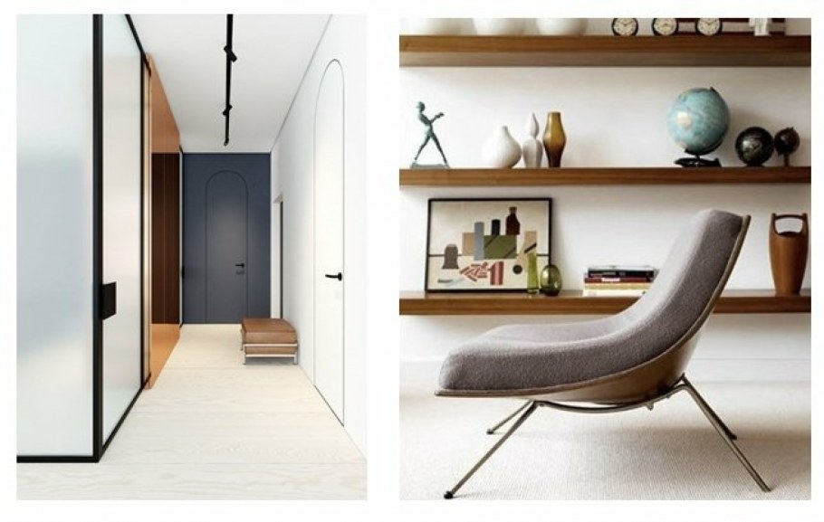 Bauhaus стиль гостиная