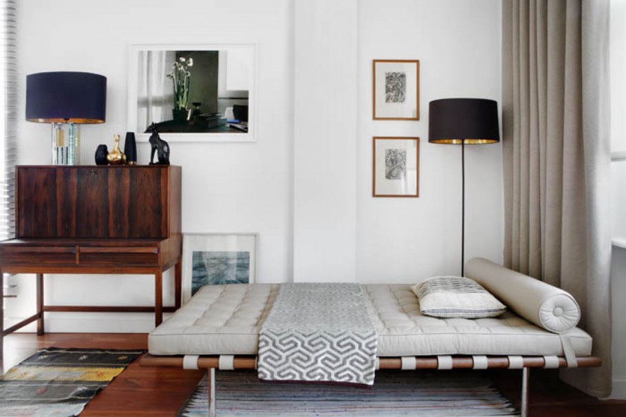 Баухауз интерьер спальни