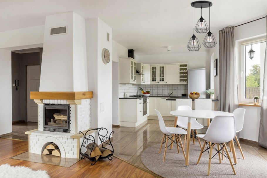 Кухня в осенних цветах