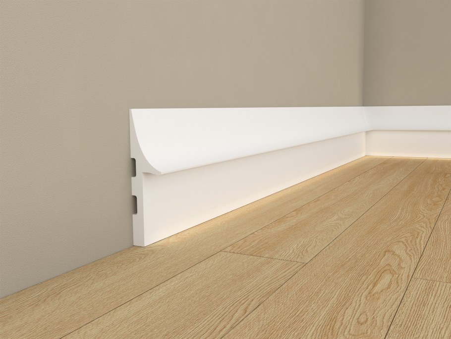 Алюминиевый плинтус с подсветкой MRK-2003